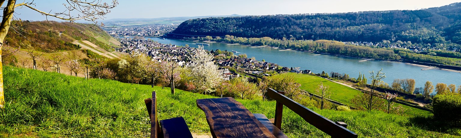 Aussicht auf den Rhein von Leutesdorf aus Aussicht auf den Rhein von Leutesdorf aus